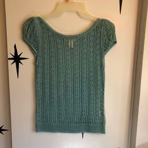 One Step Up Cap Sleeved Sweater